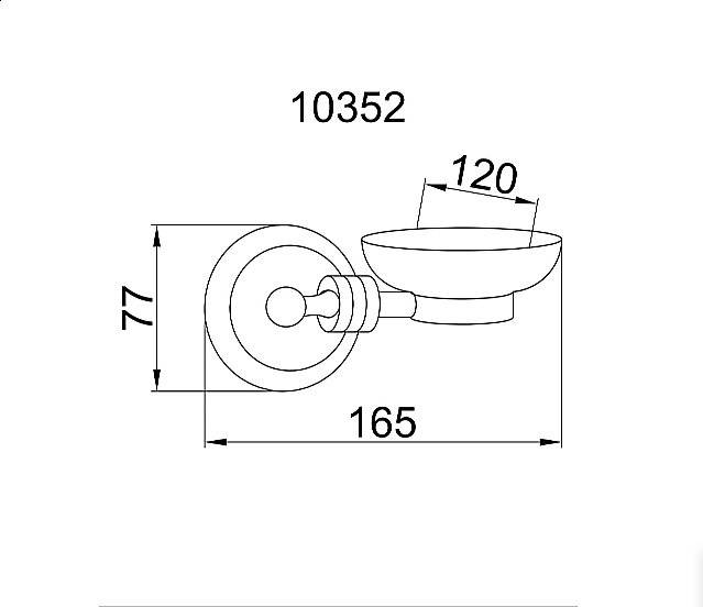 Мыльница Boheme Hermitage 10352 купить в интернет-магазине сантехники Sanbest