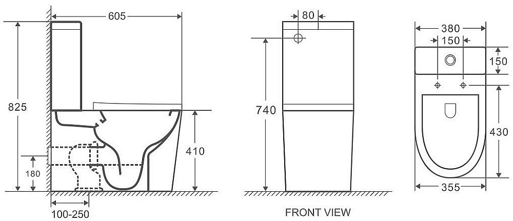 Унитаз напольный Grossman GR-4450MS безободковый, с бачком, с крышкой микролифт, белый матовый купить в интернет-магазине Sanbest