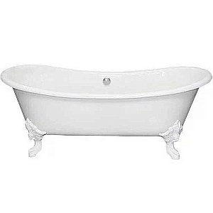 Ванна чугунная Elegansa Nadia 180х80 Н0000366B белая/ножки белые купить в интернет-магазине Sanbest