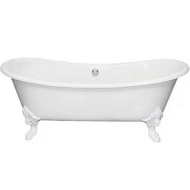 Ванна чугунная Elegansa Nadia 180х80 Н0000366B белая/ножки белые купить в интернет-магазине Sanbest