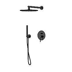 Душевая система Gattoni Circle One 9090/PDNO черная матовая купить в интернет-магазине сантехники Sanbest