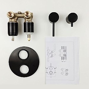 Душевая система PAINI Cox 78PZSET26911SH черная матовая купить в интернет-магазине сантехники Sanbest