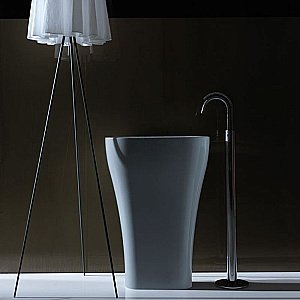 Раковина напольная Kerasan Aquatech 60 374201 белая купить в интернет-магазине Sanbest