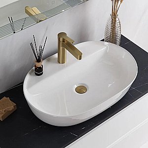 Раковина накладная Belbagno 61 BB1346 белая купить в интернет-магазине Sanbest