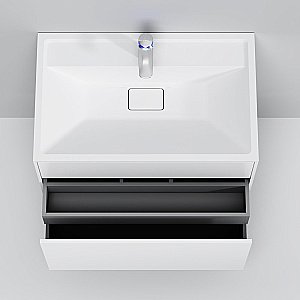 Тумба с раковиной AM.PM Inspire V2.0 80 белая матовая для ванной в интернет-магазине Sanbest