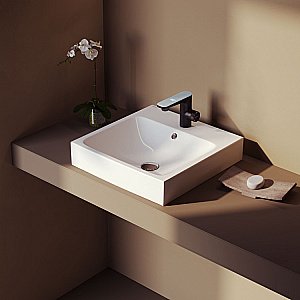 Раковина Berges Strati 48,5 182005 белая купить в интернет-магазине Sanbest