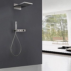 Душевая система ABBER Rund AF8752SP сатин купить в интернет-магазине сантехники Sanbest