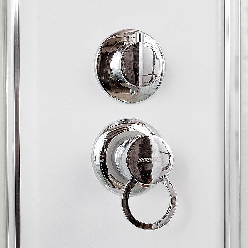 Душевая кабина DTO ЕМ4510 с пультом 100х100 купить в интернет-магазине Sanbest