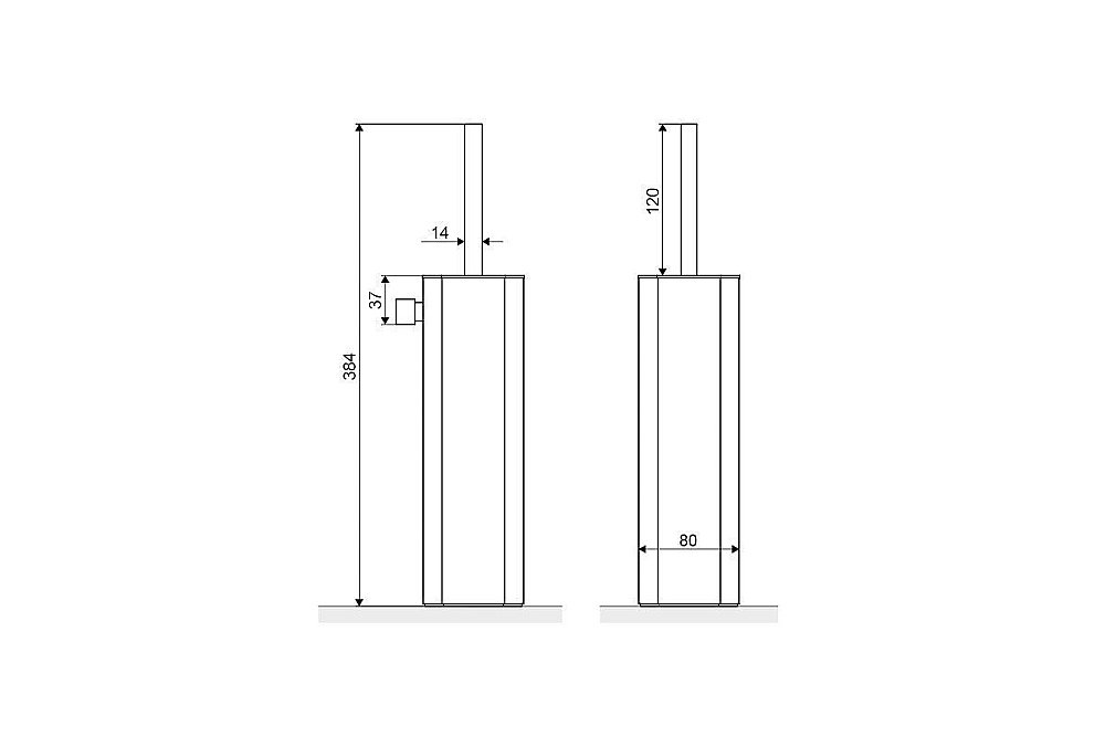 Напольный ершик Excellent Riko 1617 BL купить в интернет-магазине сантехники Sanbest