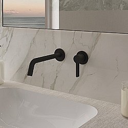 Смеситель для раковины Vincea Villa VBFW-1VL1MB черный купить в интернет-магазине сантехники Sanbest