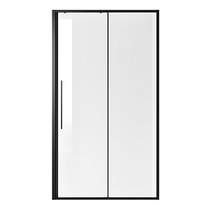 Душевая дверь Niagara Nova NG-84-13AB 130 стекло прозрачное/профиль черный матовый купить в интернет-магазине Sanbest