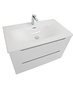 Тумба с раковиной BelBagno 100 ETNA-1000-2C-SO-BO+BB-8099-100 Bianco Opaco для ванной в интернет-магазине Sanbest