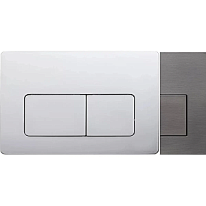 Кнопка для инсталляции Veconi Flush V5 FLV5-GM оружейная сталь матовая купить в интернет-магазине сантехники Sanbest