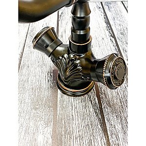 Смеситель для раковины Milacio Almeria MC.516.BBR черная бронза купить в интернет-магазине сантехники Sanbest