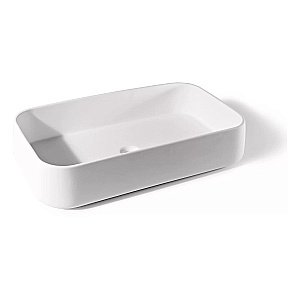 Раковина накладная Montebianco LORETO DUE 13212 белая матовая купить в интернет-магазине Sanbest