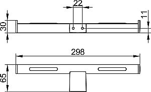 Держатель для туалетной бумаги KEUCO PLAN 14963010003 хром купить в интернет-магазине сантехники Sanbest