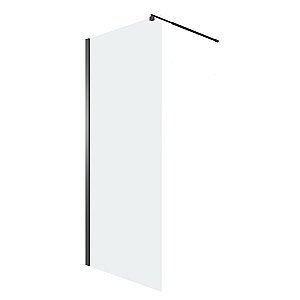 Душевая перегородка Niagara Eco 90 NG-551-90BLACK профиль черный/стекло прозрачное купить в интернет-магазине Sanbest