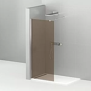 Душевое ограждение Cezares Liberta L-1-110 бронзовый/профиль хром купить в интернет-магазине Sanbest