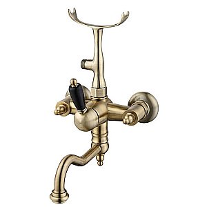 Смеситель для ванны Caprigo Adria Uno Black 02B-511-vot бронза/черный купить в интернет-магазине сантехники Sanbest