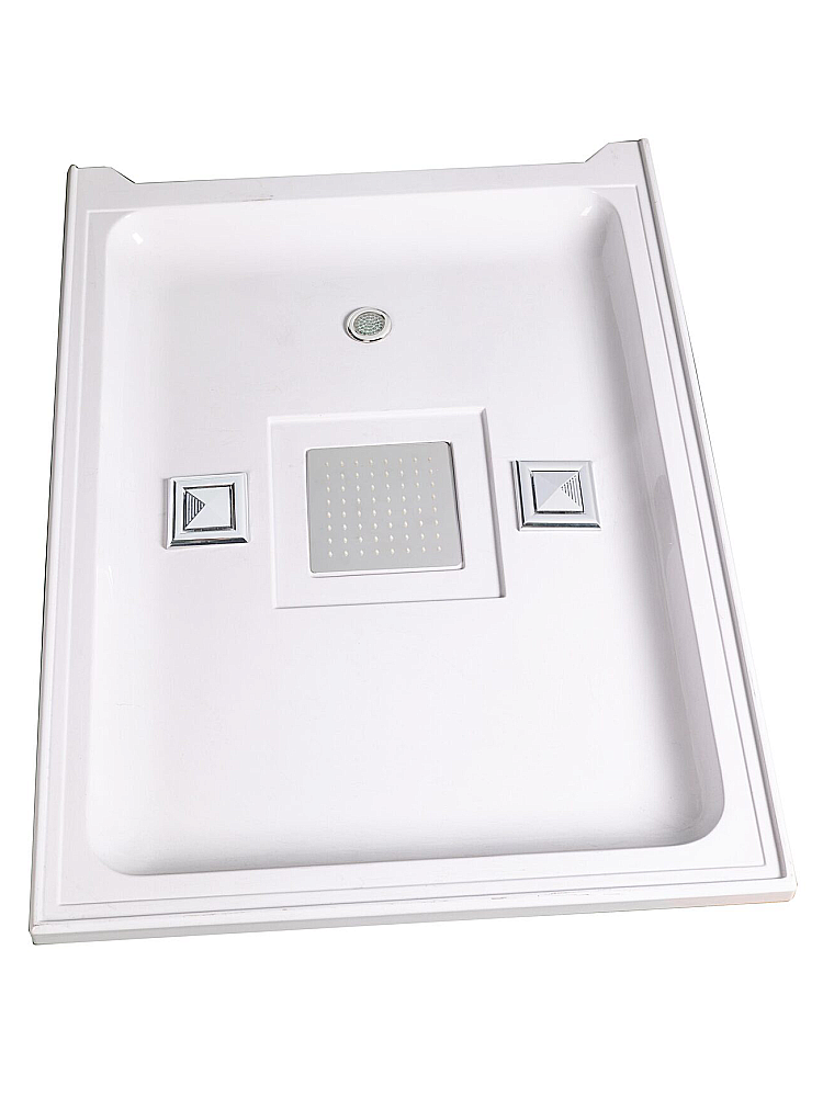 Душевая кабина WeltWasser WW500 LAINE XL 1204 с гидромассажем, профиль матовый хром/стекло прозрачное купить в интернет-магазине Sanbest