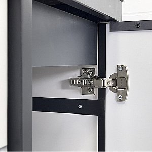 Тумба с раковиной Comforty Лозанна 100 белый глянец для ванной в интернет-магазине Sanbest