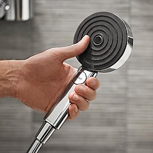 Душевая лейка Hansgrohe Pulsify 24100000 хром купить в интернет-магазине сантехники Sanbest