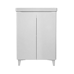 Тумба с раковиной Azario LOTOS 50 Н CS00094779 белая для ванной в интернет-магазине Sanbest