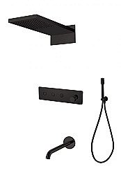 Душевая система Boheme Fusion 130-2-B черная купить в интернет-магазине сантехники Sanbest