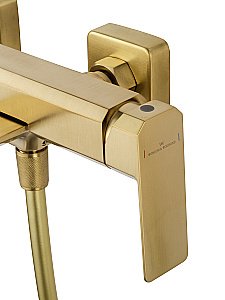 Смеситель для ванны с душем WONZON & WOGHAND DIAMOND, Брашированное золото (WW-88639011- BG) купить в интернет-магазине сантехники Sanbest