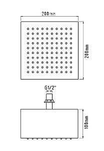 Верхний душ Migliore PALERMO 29625 хром купить в интернет-магазине сантехники Sanbest