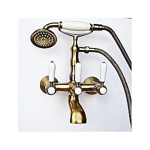 Смеситель для ванны Magliezza Bianco 50105-3 бронза купить в интернет-магазине сантехники Sanbest