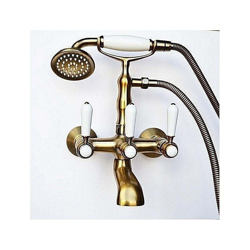 Смеситель для ванны Magliezza Bianco 50105-3 бронза купить в интернет-магазине сантехники Sanbest