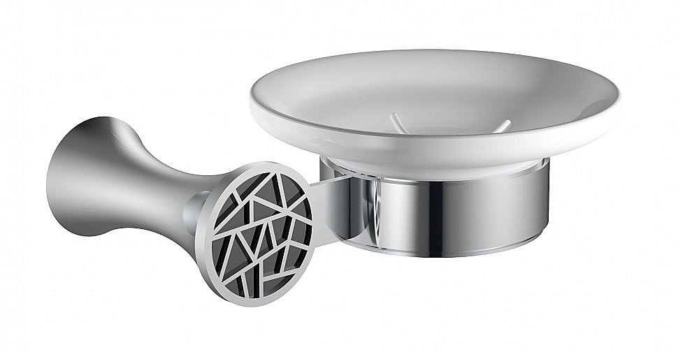 Мыльница CeramaLux Virginia 94304A хром купить в интернет-магазине сантехники Sanbest