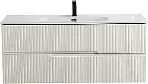 Тумба с раковиной Cezares DUET-N 120 DUET-N-1200-2C-SO-AS-P альпака брашированная для ванной в интернет-магазине Sanbest
