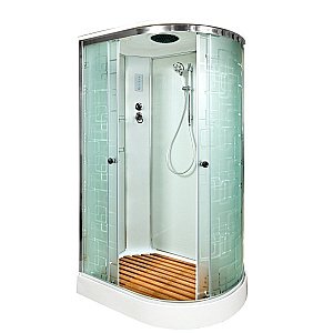 Душевая кабина DTO ЕМ1511 с пультом 110х80 купить в интернет-магазине Sanbest