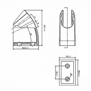 Держатель ручного душа Iddis Oldie 060BP00I53 купить в интернет-магазине сантехники Sanbest