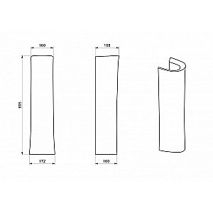 Раковина Santek Бриз 59 1.WH11.0.466 на пьедестале белая купить в интернет-магазине Sanbest