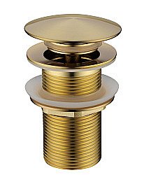 Донный клапан Boheme 612/2-MG матовое золото купить в интернет-магазине сантехники Sanbest