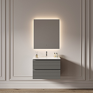 Зеркало с подсветкой Sancos Square 2.0 SQ2.700 70х80 в ванную от интернет-магазине сантехники Sanbest