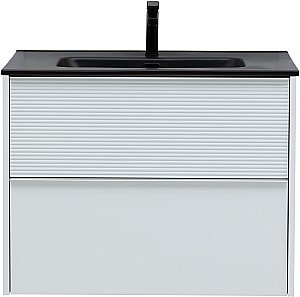 Тумба с раковиной Aquanet Вита 330475 80 белый матовый для ванной в интернет-магазине Sanbest