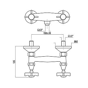 Смеситель для душа Tiffany World London TW1707517DOoro золото купить в интернет-магазине сантехники Sanbest