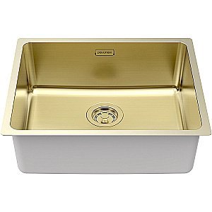 Кухонная мойка Paulmark Yuni 54 YU54-LG светлое золото купить в интернет-магазине сантехники Sanbest