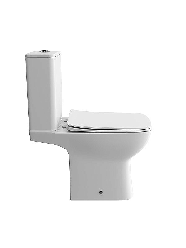 Унитаз-компакт BelBagno ROMANO-TOR BB2803CP/T-TOR/SC белый, с крышкой микролифт, с бачком, безободковый, слив-торнадо купить в интернет-магазине Sanbest