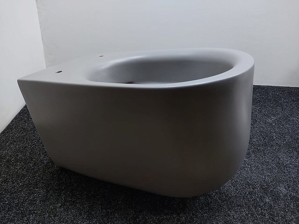 Унитаз подвесной Kerasan Nolita 5314 Ferro Matt, безободковый купить в интернет-магазине Sanbest