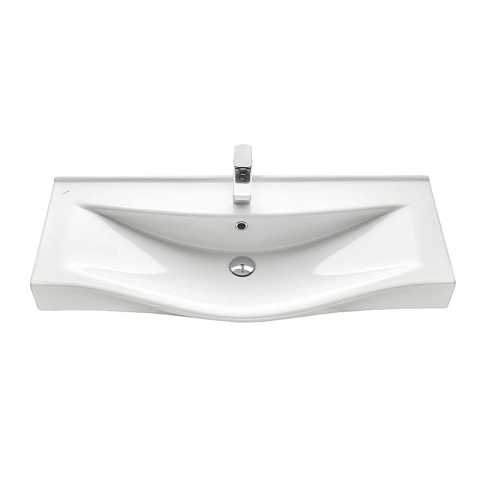 Раковина мебельная Santek Беверли 100 1.WH30.2.502 белая купить в интернет-магазине Sanbest