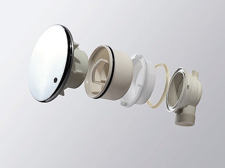 Душевой поддон Cezares TRAY-A-AH-15-W 110х90 купить в интернет-магазине Sanbest