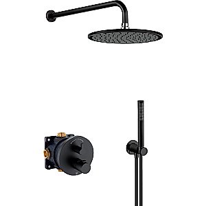 Душевая система KLUDI NOVA FONTE 208313915 черный матовый купить в интернет-магазине сантехники Sanbest