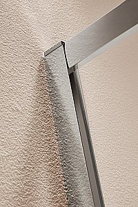 Душевая дверь Cezares ECO-B-1-60-P-Cr стекло текстурное/профиль хром купить в интернет-магазине Sanbest