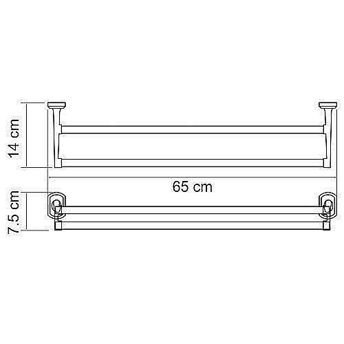 Полотенцедержатель WasserKRAFT Oder К-3040 купить в интернет-магазине сантехники Sanbest