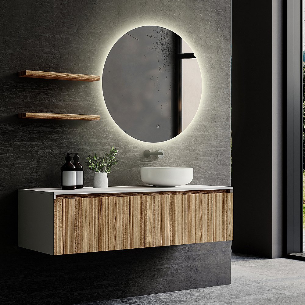 Зеркало ABBER Mond AG6203SL-1.0 100x100 в ванную от интернет-магазине сантехники Sanbest